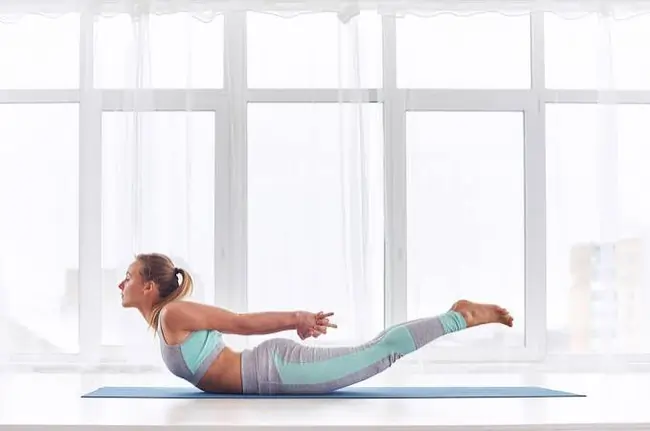 Locust Pose or Salabhasana: