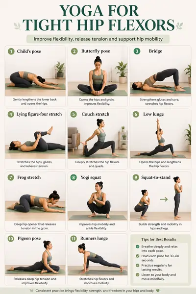 Yoga for tight hip flexors