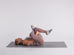 Reclining Figure Four Pose (Supine Piriformis Stretch)