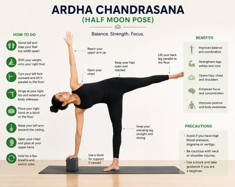 Ardha Chandrasana (Half Moon Pose)