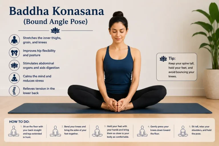 Baddha Konasana (Bound Angle Pose)