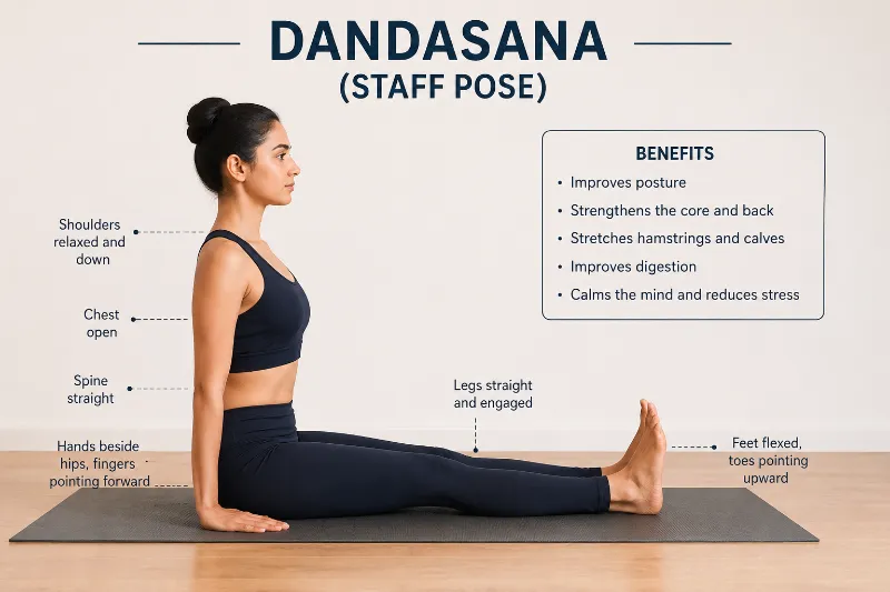 Dandasana (Staff Pose)