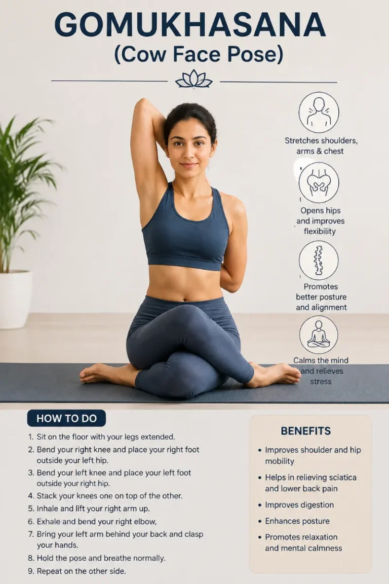 Gomukhasana (Cow Face Pose)