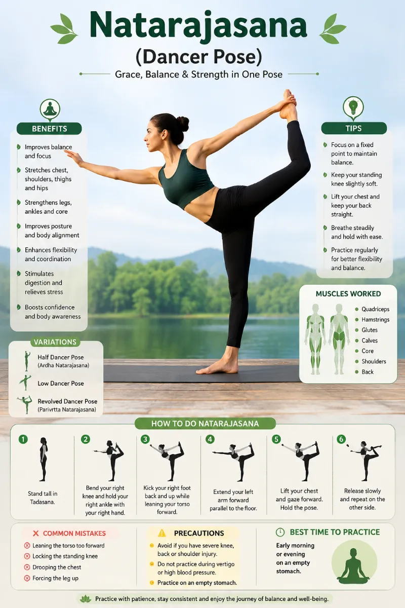 Natarajasana (Dancer Pose)
