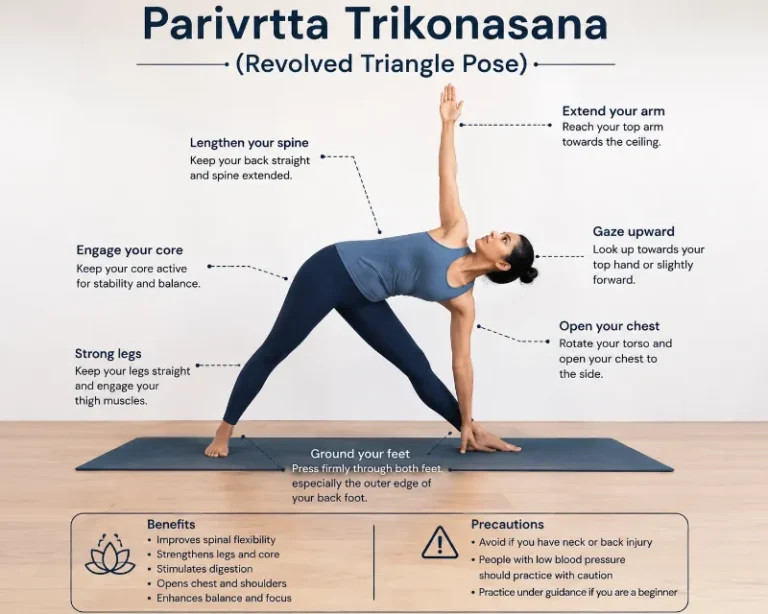 Parivrtta Trikonasana (Revolved Triangle Pose)