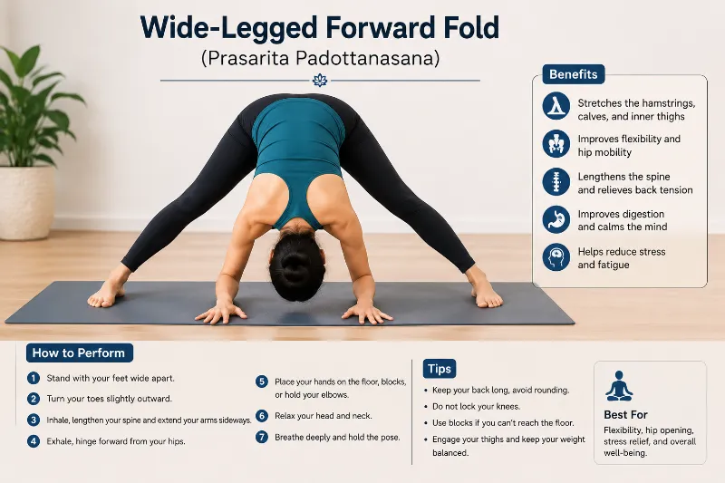 Prasarita Padottanasana (Wide-Legged Forward Fold)