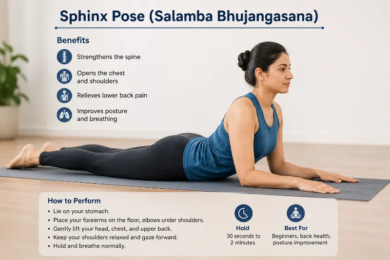 Salamba Bhujangasana (Sphinx Pose)