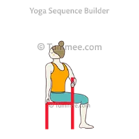 Simple Seated Twist (Parivrtta Sukhasana)