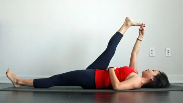 Supta Padangusthasana (Reclined Hand-to-Big-Toe Pose)