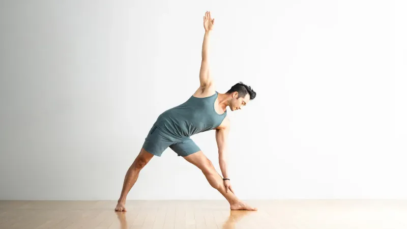 Triangle pose