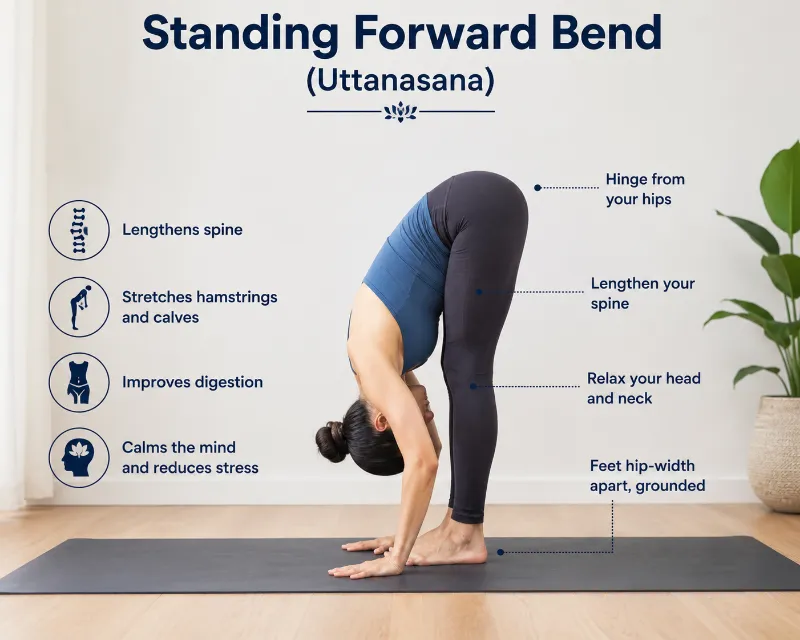 Uttanasana (Standing Forward Bend)