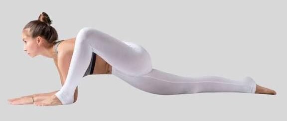 Utthan pristhasana(lizard pose)