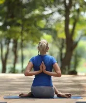 vajrasana paschima namaskarasana(hero pose with reverse arm)