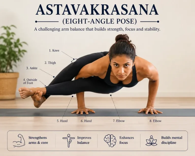 Astavakrasana (Eight-Angle Pose)