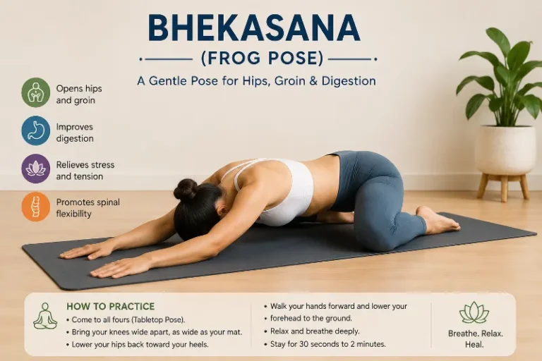 Bhekasana (Frog Pose)