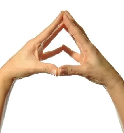 Hakini Mudra (All Fingertips Together)