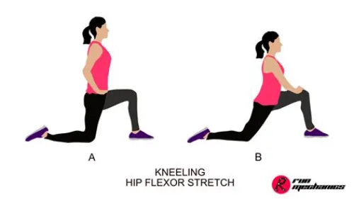 Half Kneeling Hip Flexor Stretch