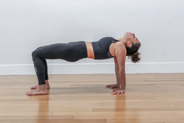 Reverse tabletop pose