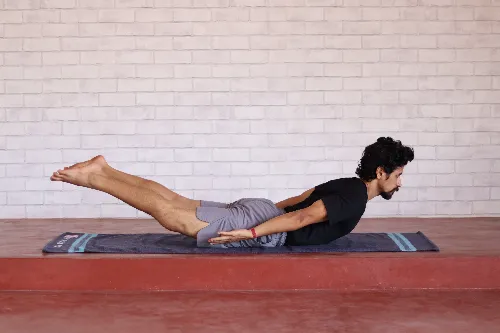 Shalabhasana pose