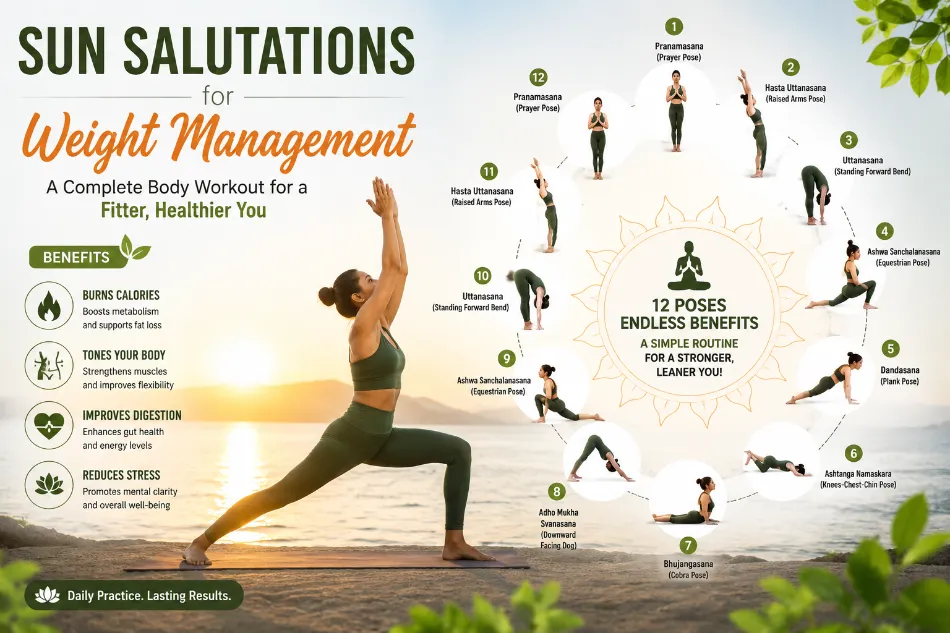 Sun Salutations for Weight Management