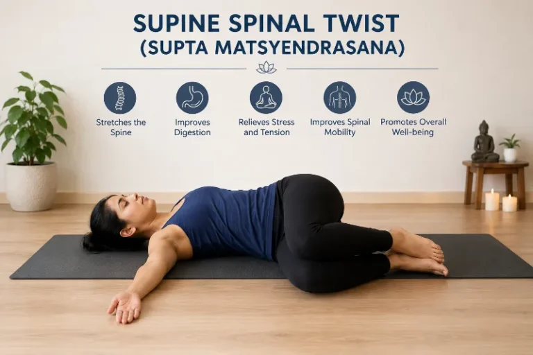 Supine Spinal Twist (Supta Matsyendrasana)