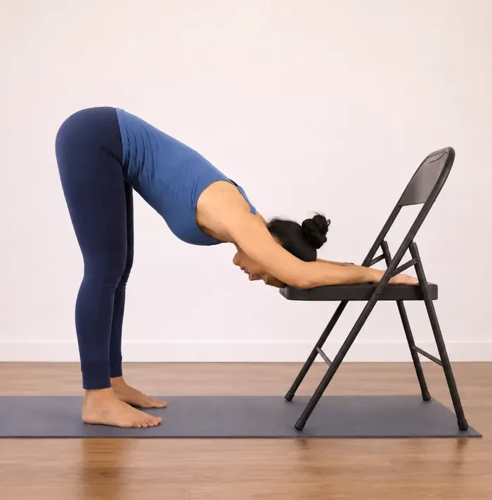 Supported Standing Forward Fold