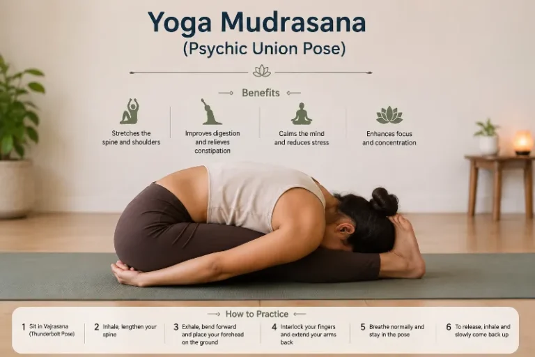 Yoga Mudrasana (Psychic Union Pose)