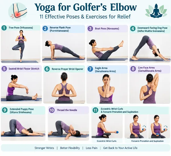 Yoga for Golfer’s Elbow