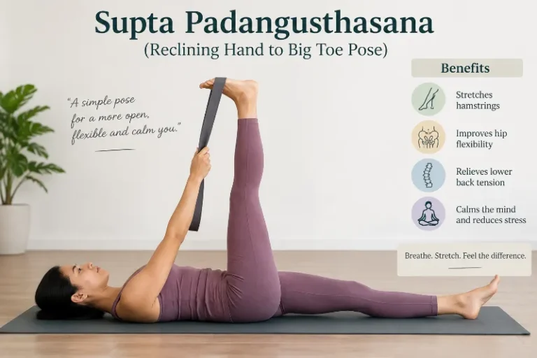 Supta Padangusthasana (Reclining Hand to Big Toe Pose)