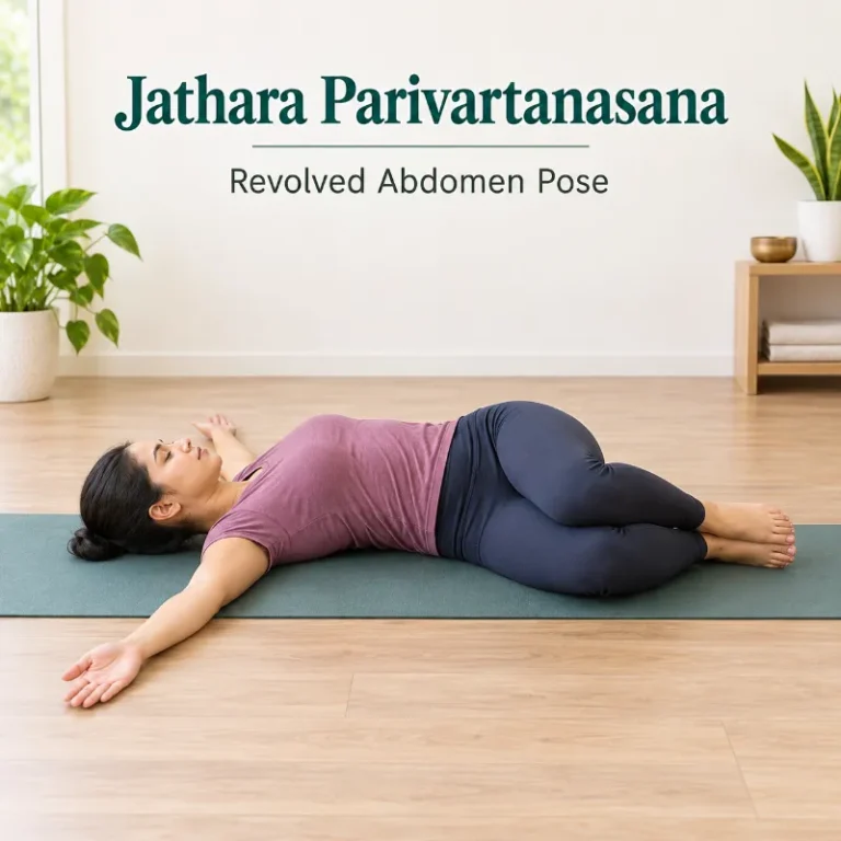Jathara Parivartanasana (Revolved Abdomen Pose)