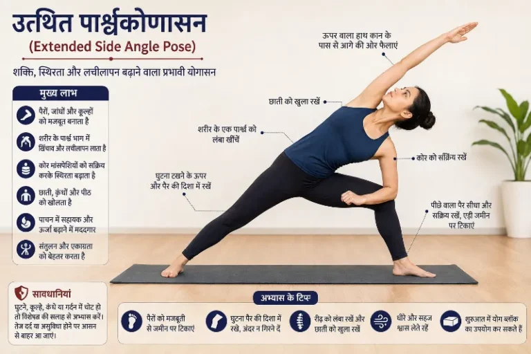 उत्थित पार्श्वकोणासन