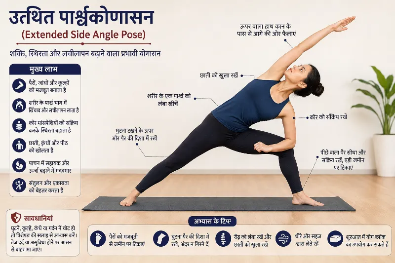 उत्थित पार्श्वकोणासन