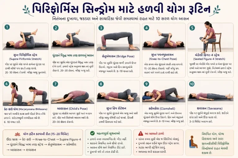 પિરિફોર્મિસ સિન્ડ્રોમ માટે હળવી યોગ રૂટિન
