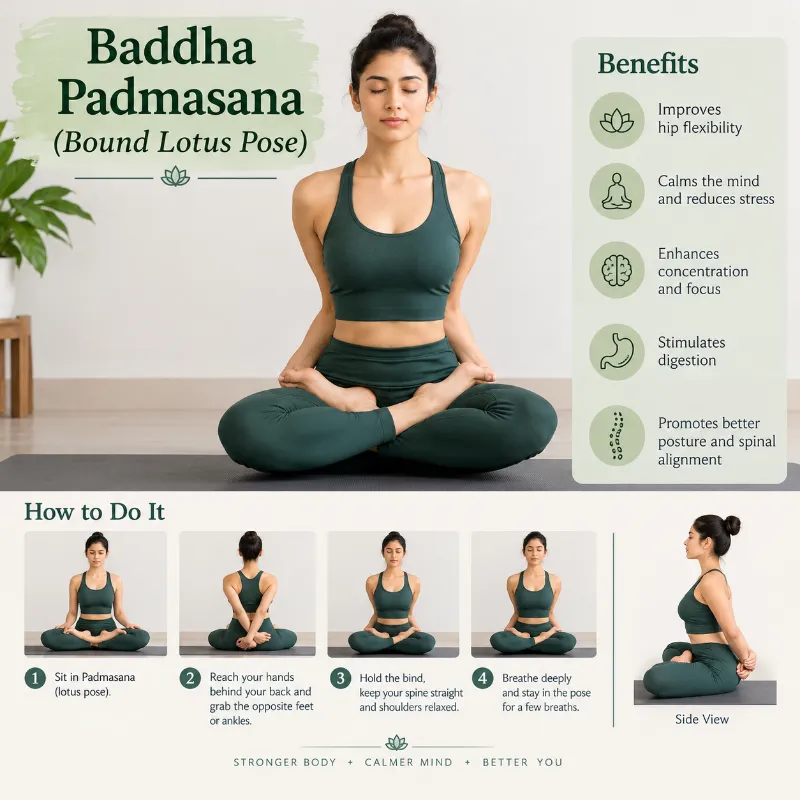 Baddha Padmasana (Bound Lotus Pose)